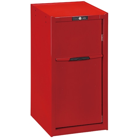 Teng Tools 2 Drawer, Red, Steel, 15 in W x 18 in D x 31 in H TCW-CAB02